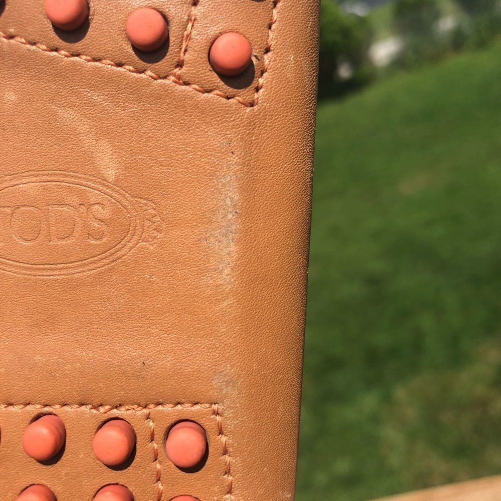 Tod’s tan leather loafers size 5 - Picture 6 of 10